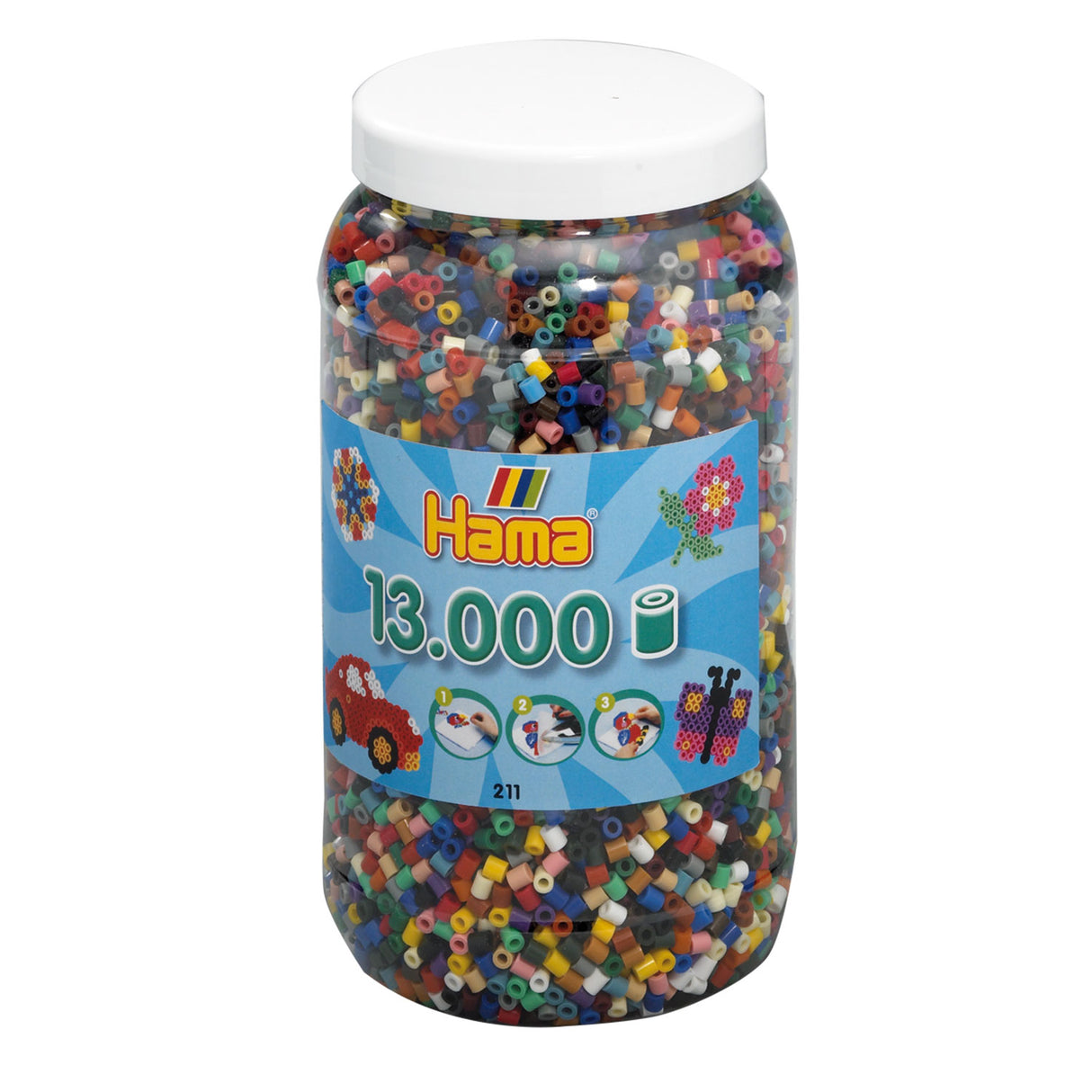 Hama Iron Beads in Pot Mix (067), 13 000.