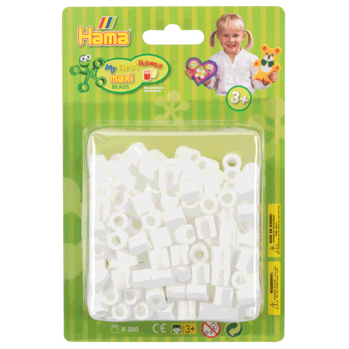 Hama Iron Beads Maxi - White, 250st.