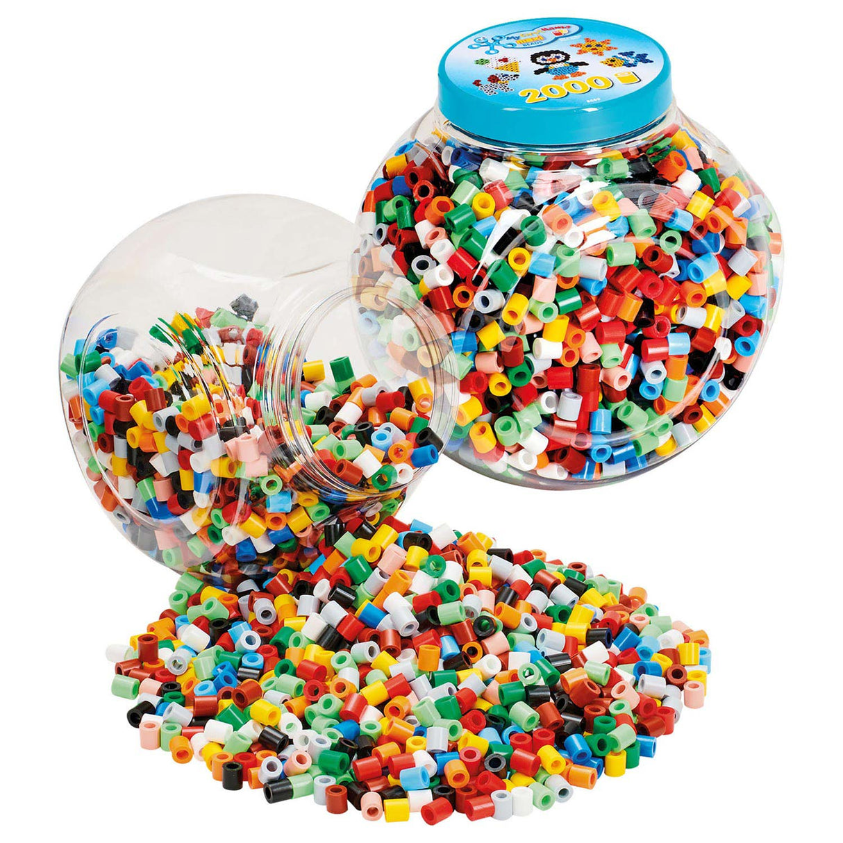 Hama string bead set in Pot Maxi, 2000st.