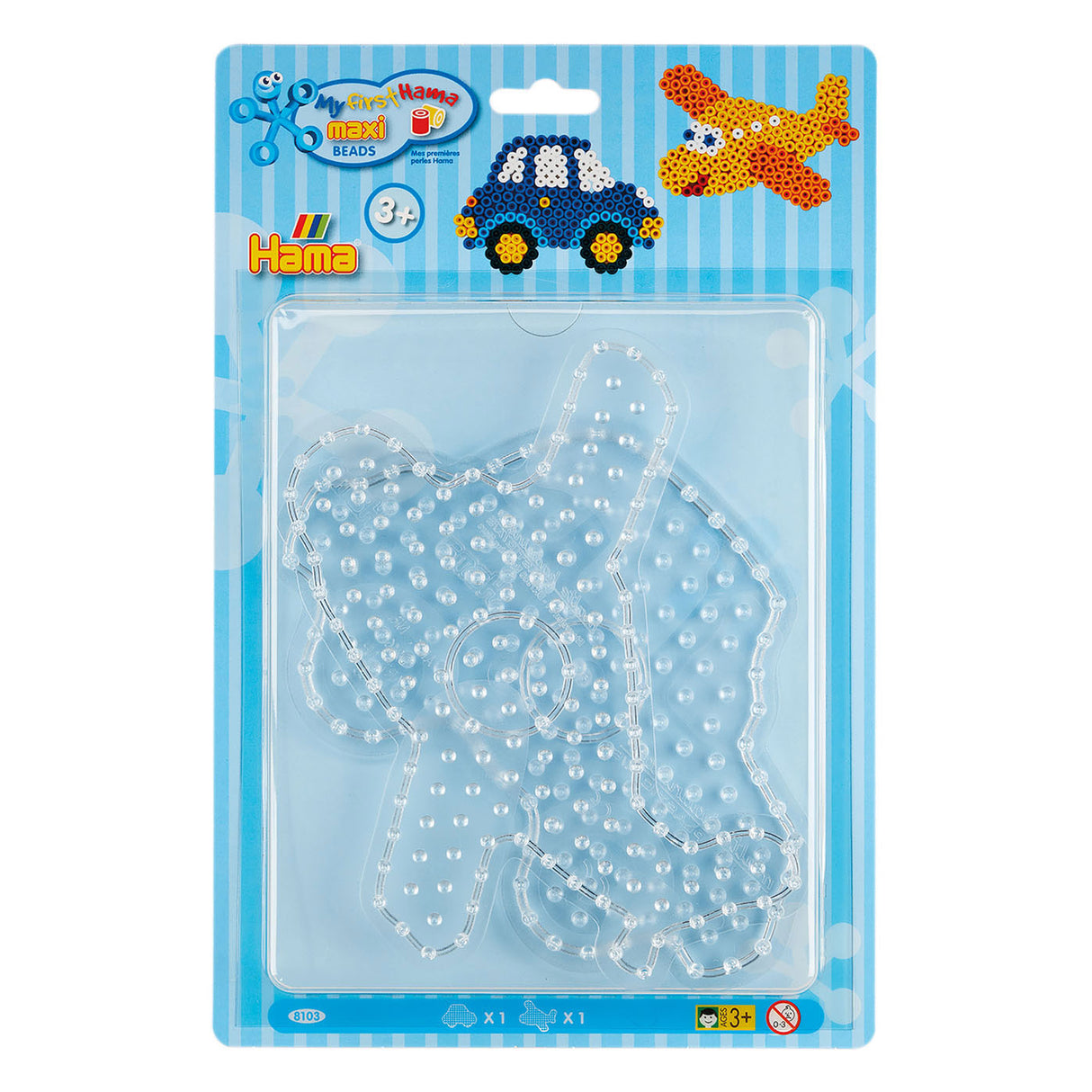 Hama Eisen Bead Placke Maxi - Auto a Fliger