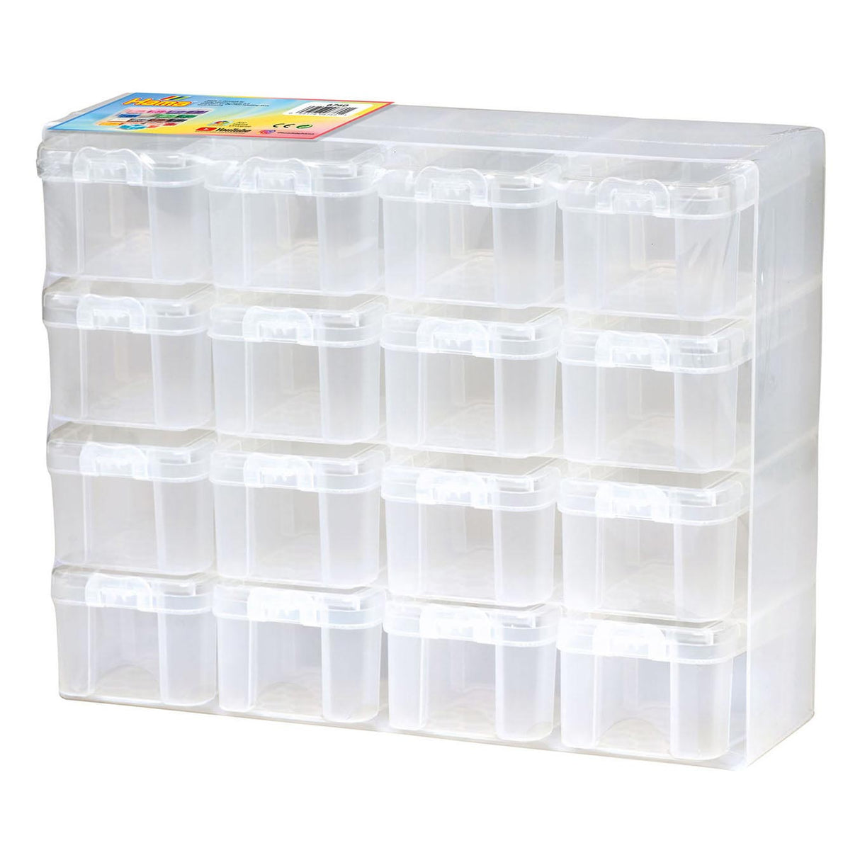 Hama iron beads Storage box set with 16 storage boxes