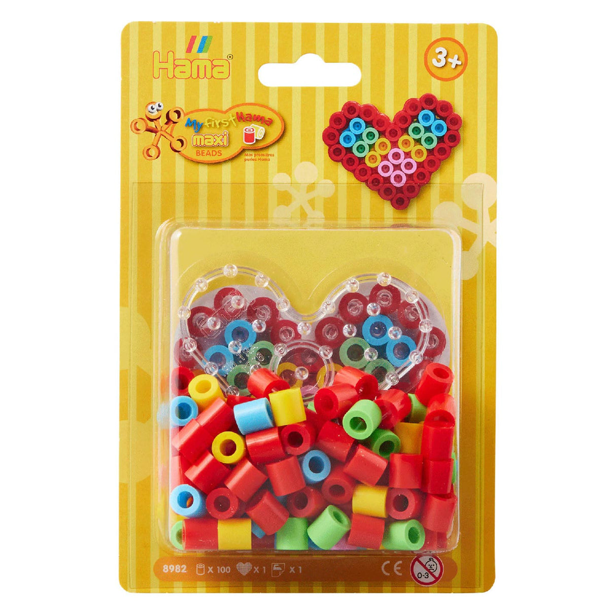 Hama String Bead Set Maxi Häerz, 100..