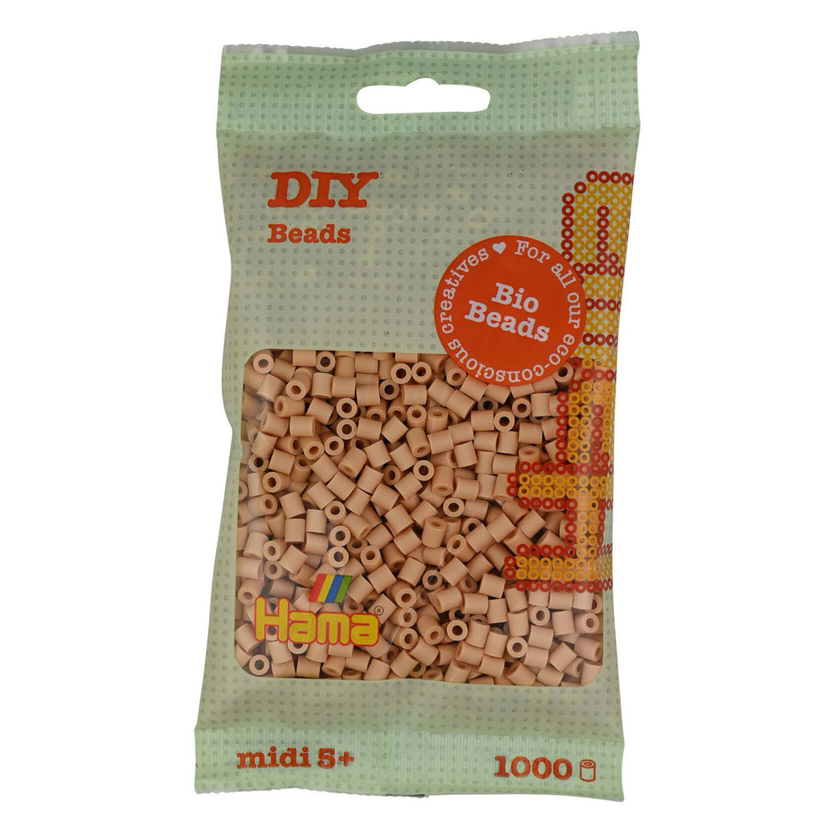 Hama Bio String Beads - Beige (027), 1000.