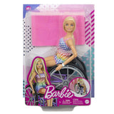 Mattel Fashionistas z vijoličnim invalidskim vozičkom #194