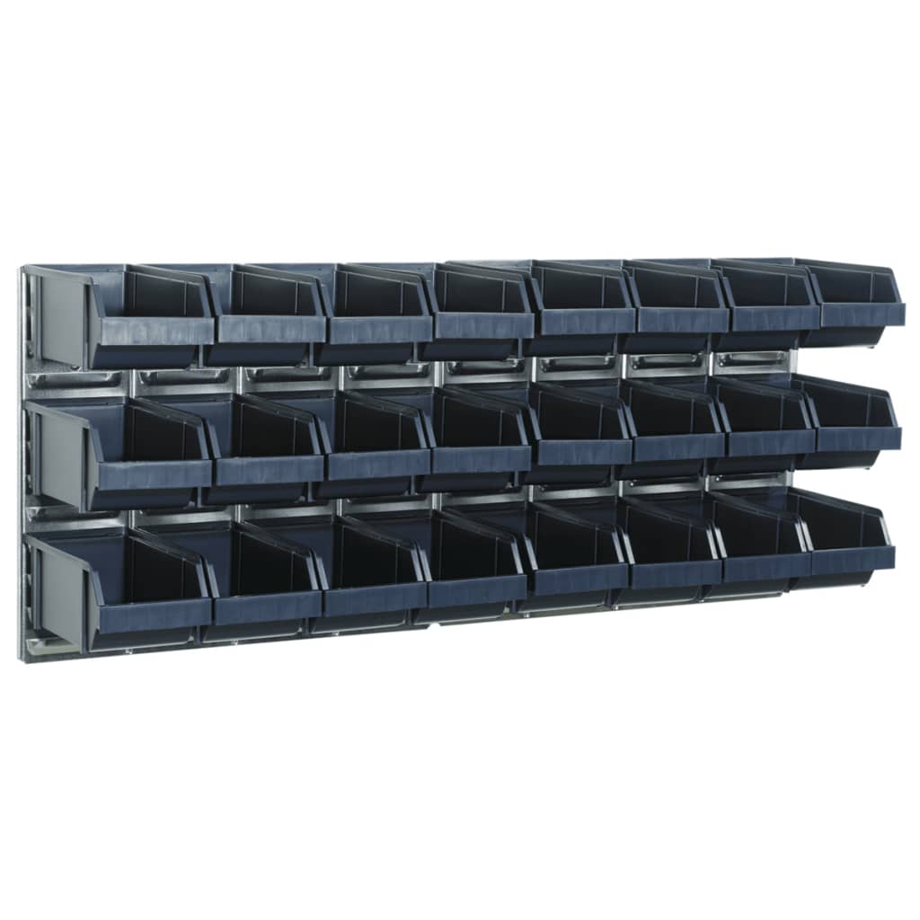 Raaco Warehouse Boxen 2 Mauerpannelen mat 24 Strahlen 1812288