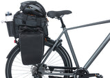 Basil Miles XL Pro bagage trusselpose, sort orange, vandtæt, 9-36L, egnet til elektriske cykler