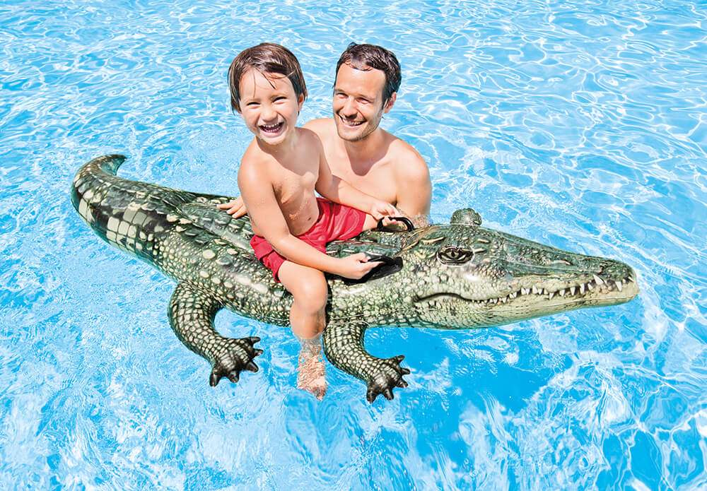 Intex realistic crocodile
