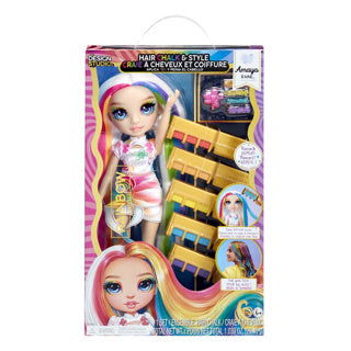 Mga entertainment rainbow high modepop met haarkrijt - amaya regenboog