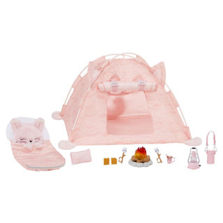 Nach! Überraschung nach! nach! nach! Überraschung Kitty-Cat Camping Play Set + Licht