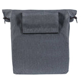 Basil City Shopper - Fietshopper, Gray Melee, 14-16L, Vegan Leder, Water retaining folding, Reflection