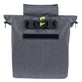 Basil City Shopper - Fietshopper, Gray Melee, 14-16L, Vegan Leder, Water retaining folding, Reflection