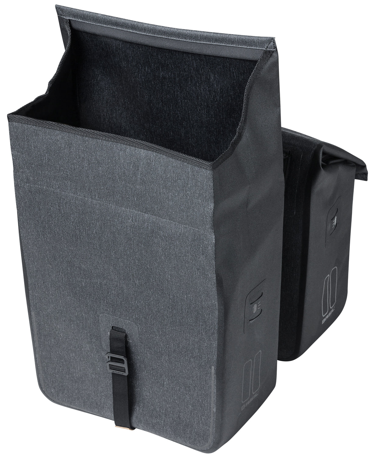 Basil Urban Dry Double Bicycle Bag - Gray, 50L