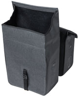 Basil Urban Dry Double Bicycle Bag - Gray, 50L
