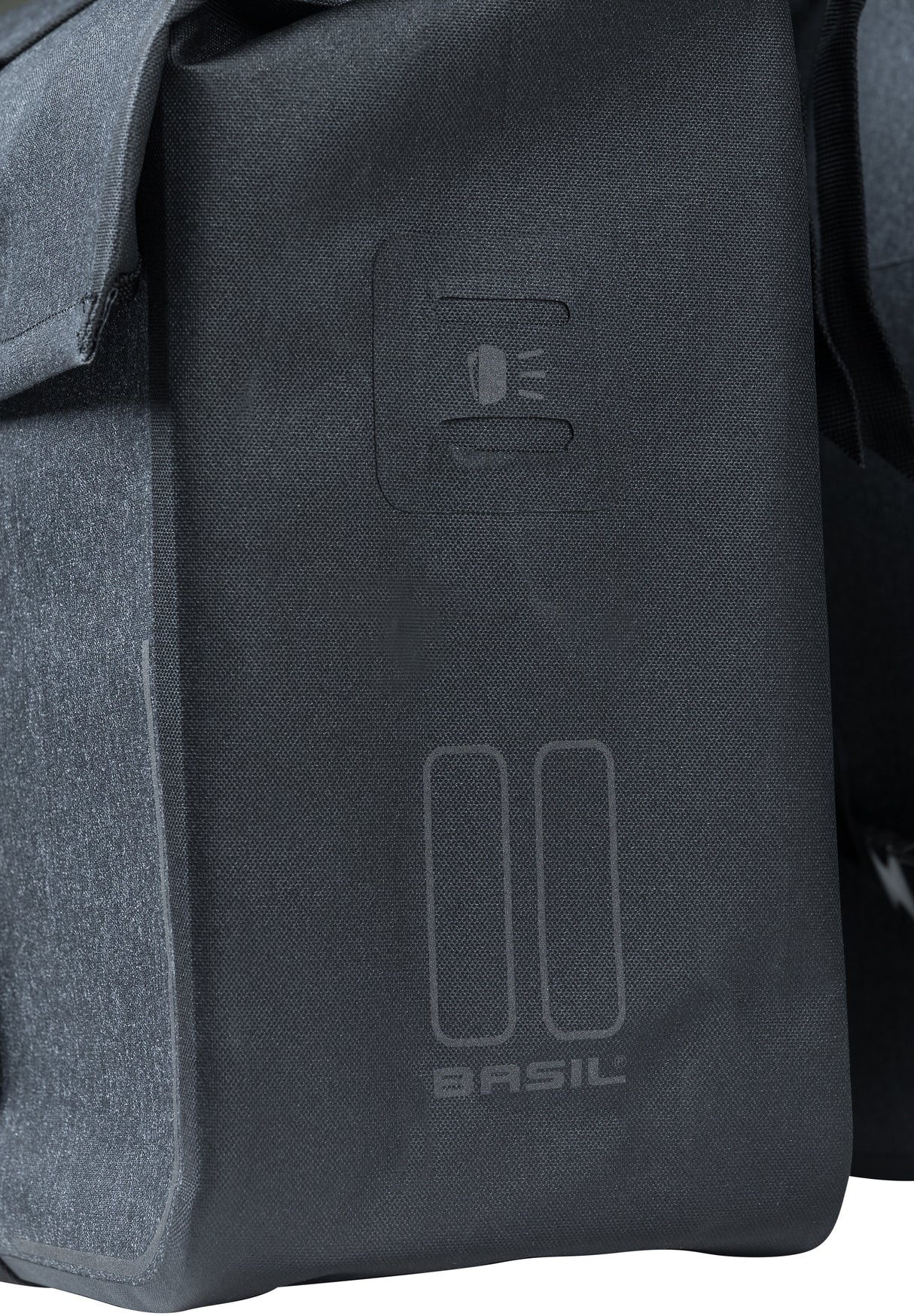 Basil Urban Dry Double Bicycle Bag - Gray, 50L
