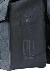 Basil Urban Dry Double Bicycle Bag - Gray, 50L