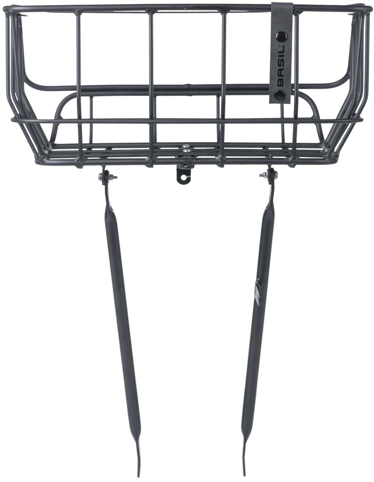 Basil Portland - Bicycle basket - First - Matt Black