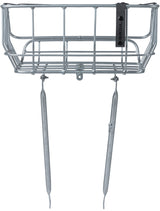 Basil Portland bicycle basket in front chrome