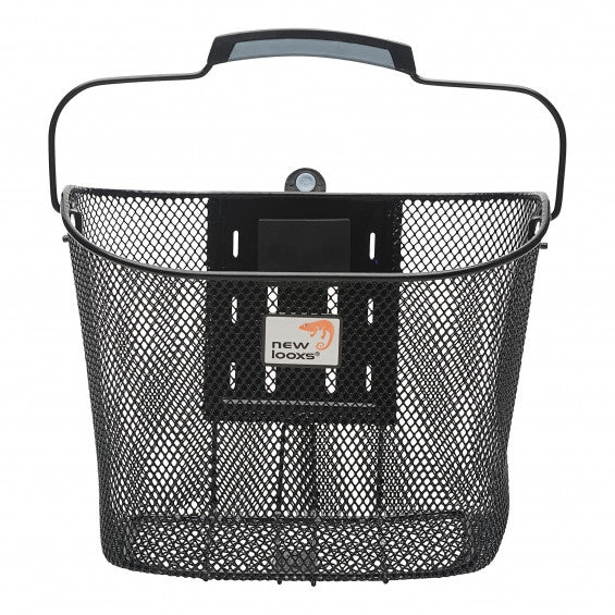 Bicycle basket Tuscany SmartLock for 19 liters of black
