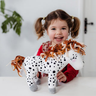 Bambolino Toys Hug Plush Fien og Teun Stip de Pony, 25 cm