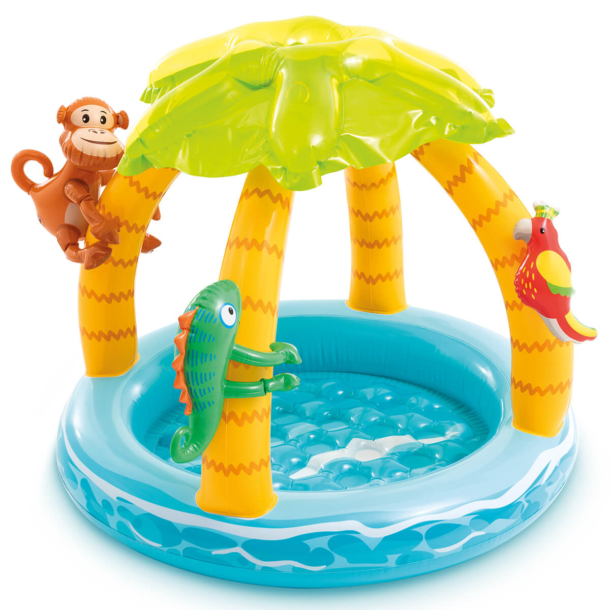 Piscine de bébé Intex Tropical Island avec toit