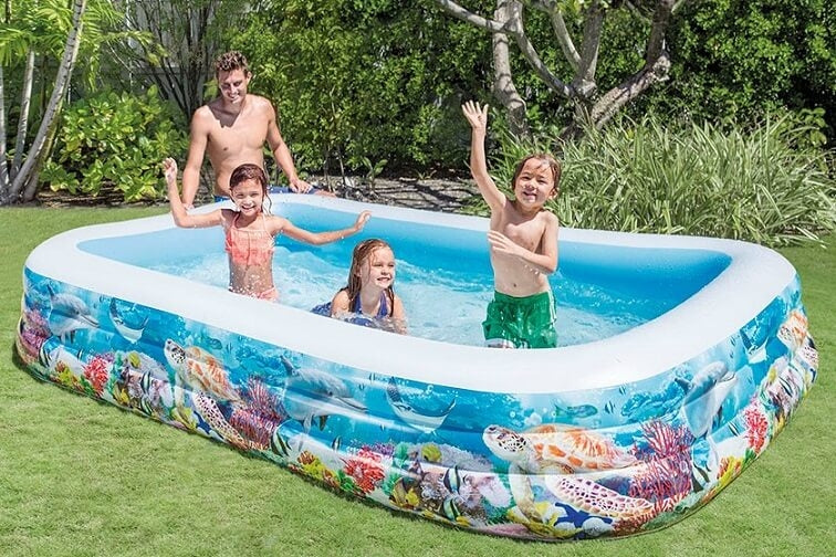 Intex large inflatable swimming pool Tropical Reef