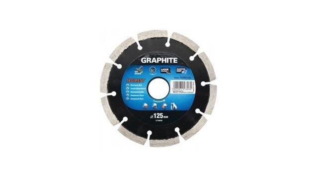 Disco di diamanta grafite 115x22x8.0x2.2mm segmento MPA laser EN13236