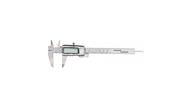 Neo Tools Digital Sental Size 0-150mm rostfritt stål 0,02 mm m