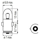 Lampada Bosma 12V-1,2W BA7S