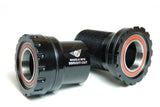 Räder Herstellung von Rädern MFG Bottom Bracket Bbright Shimano 24 mm ACB Schwarz