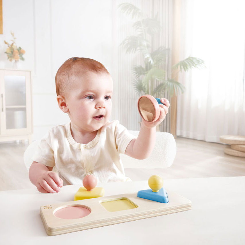 Hape Montessori Spiegel Form Puzzle Holz