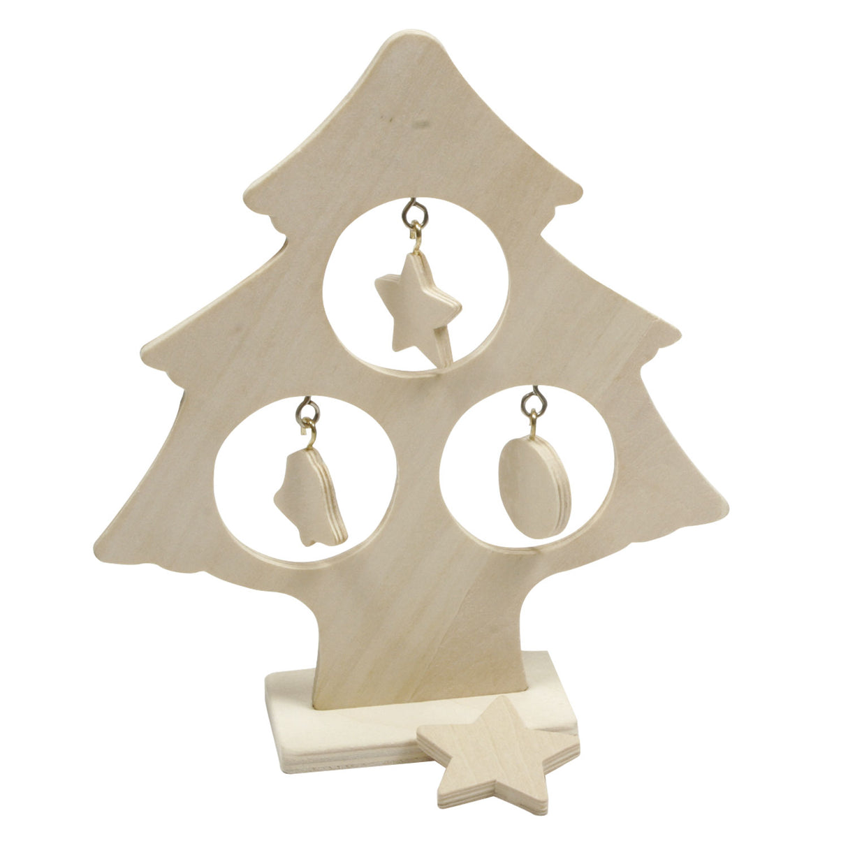 Beleduc Farbe deinen eigenen Weihnachtsbaum mit Weihnachtsbällen
