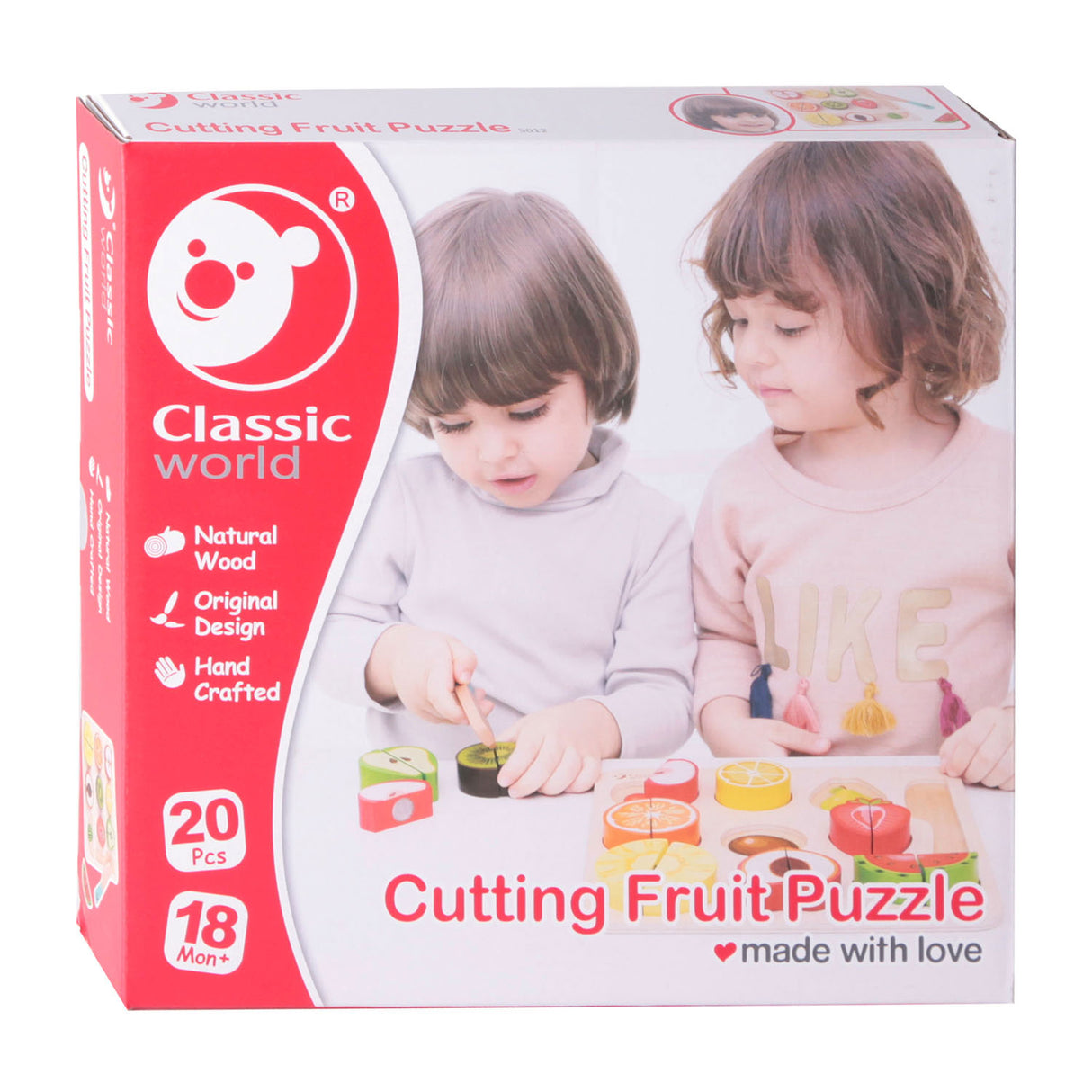 Klassisk verdens træ snijffruit, 20dlg.