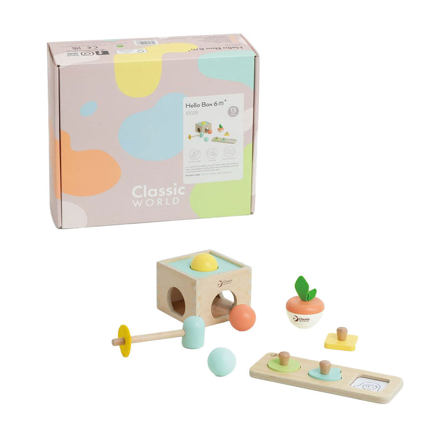 Classic World Puppelchen Hallo Toy Box 6-12 Méint