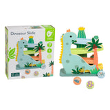Ballenbaan Dinosaurus en bois classique, 4dlg.