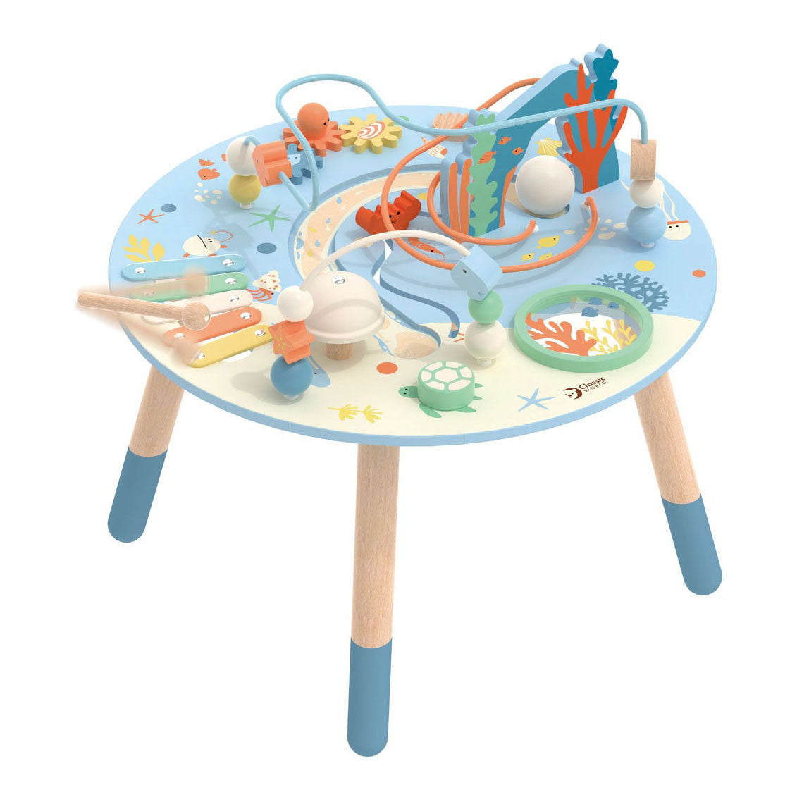 Classic World World World Activity Table Underwater World, 3DLG.
