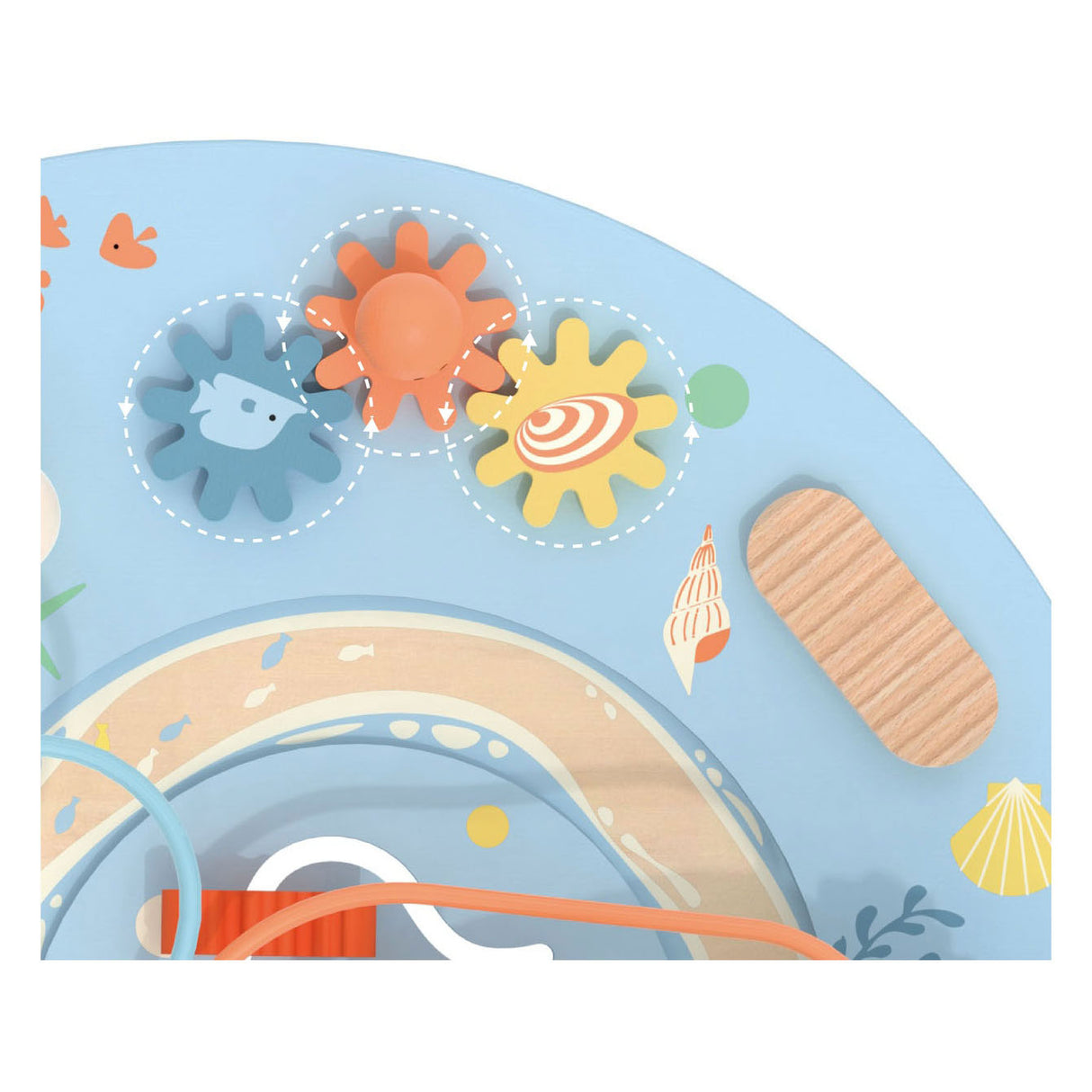 Classic World World World Activity Table Underwater World, 3DLG.