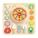 Pizza de puzzle en bois en bois classique, 22e.