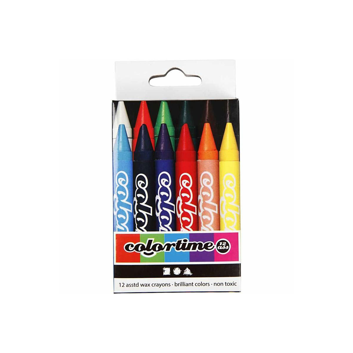 Imposta con gesso a colori, 12 colori