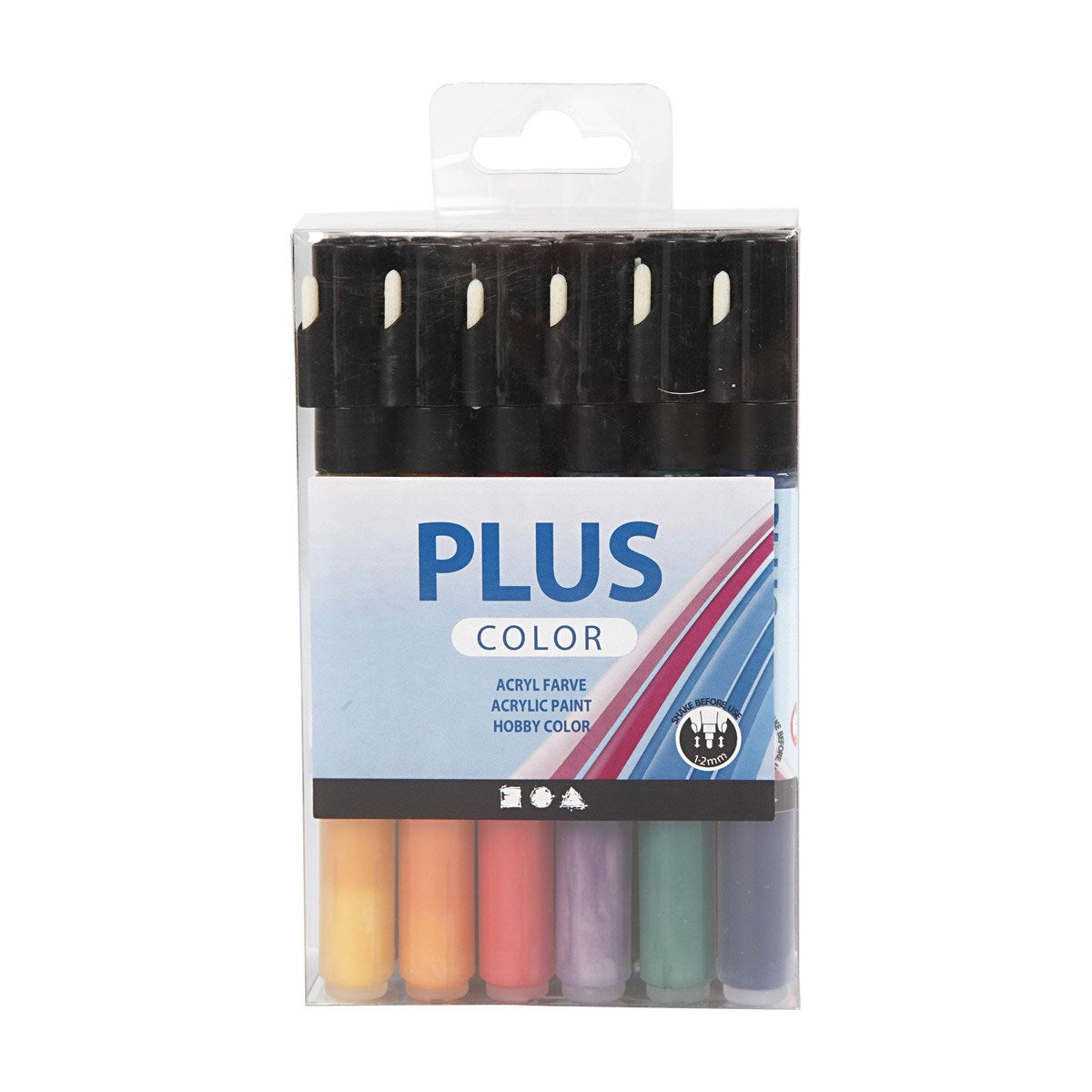 Plus Faarfcorylich stift Acryl molen Marker, 18st.