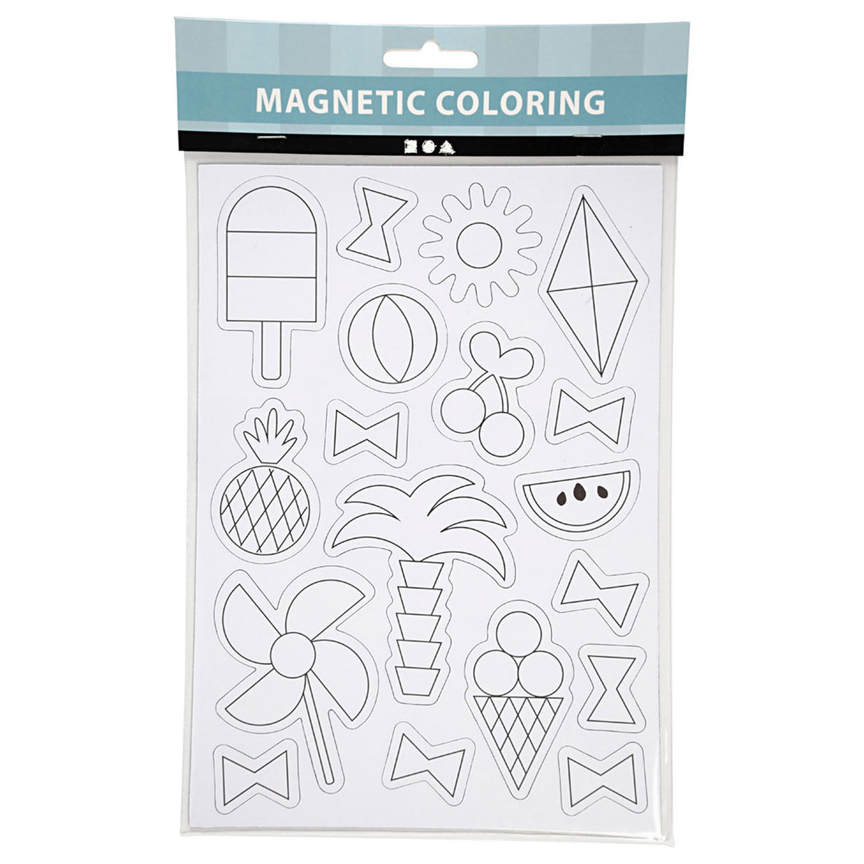 Color your own magnets - Summer
