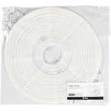 Rýžová papírová lampa bílá kapka, 27 cm