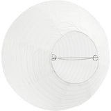 Rýžová papírová lampa bílá kapka, 27 cm