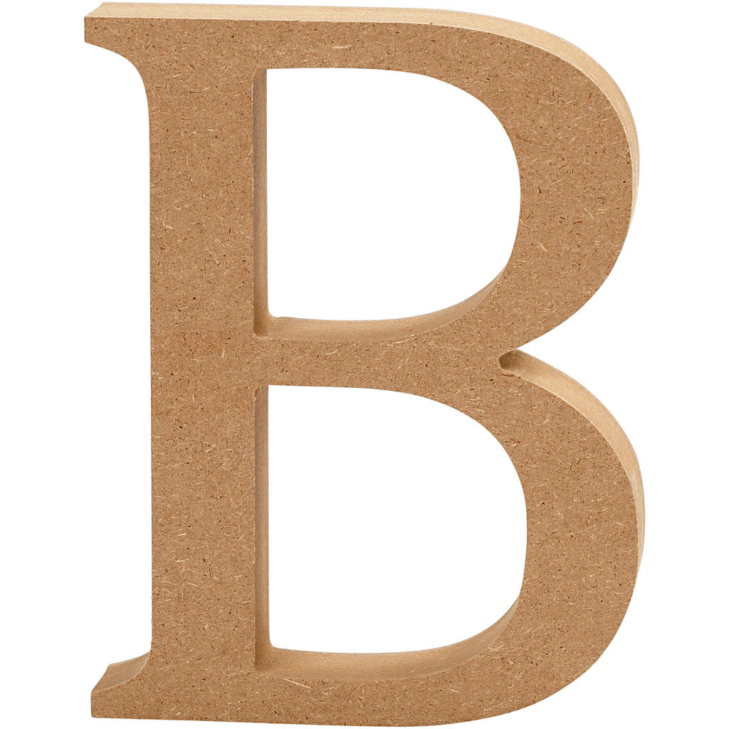 Creativ company letter b mdf 13cm, 1st.
