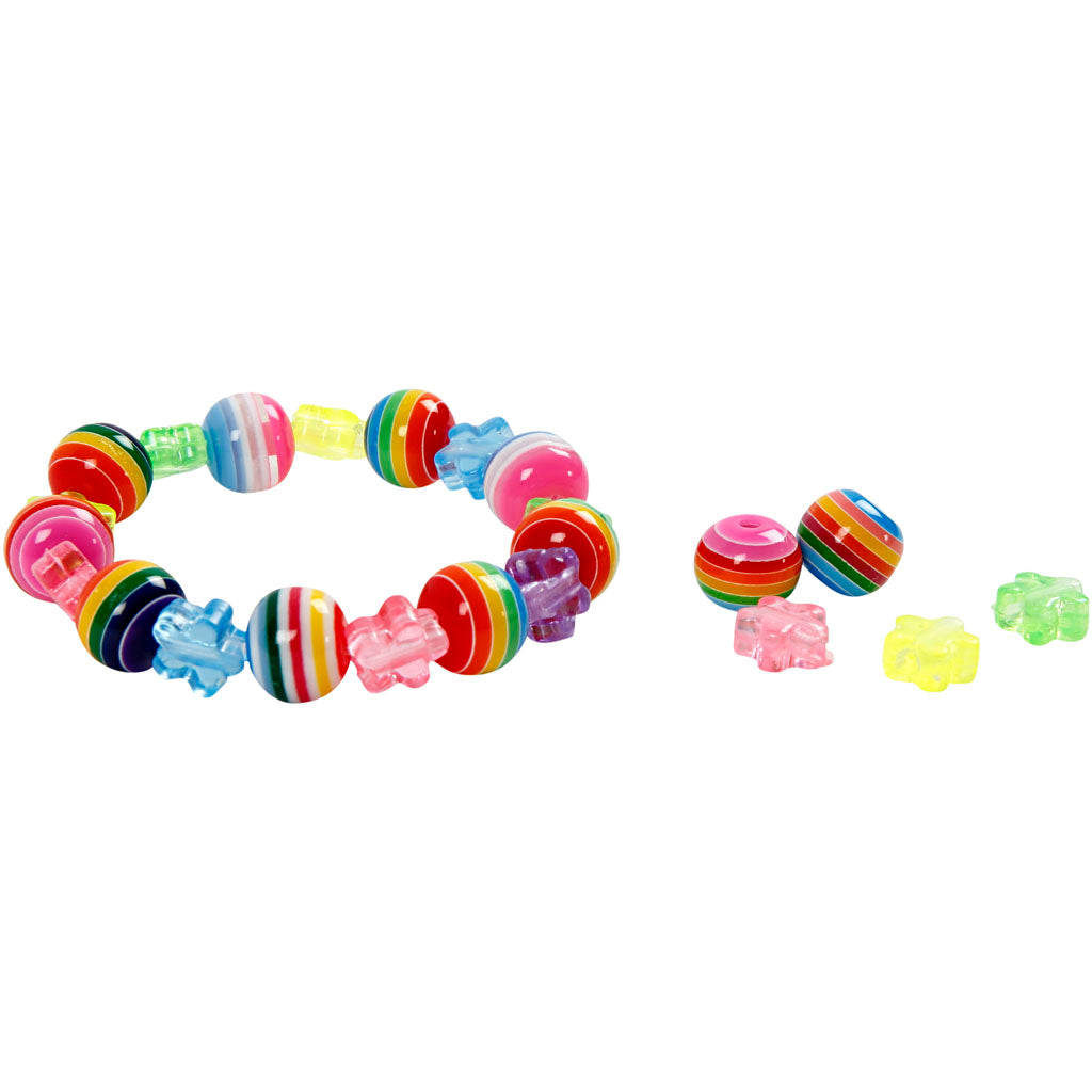 Beads Rainbow Multi Mix, 50th.