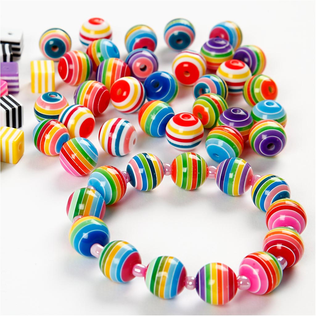 Beads Rainbow Multi Mix, 50th.