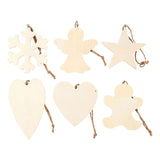 Creativ Company Wooden Ornament Christmas Theme Divers, 90st.
