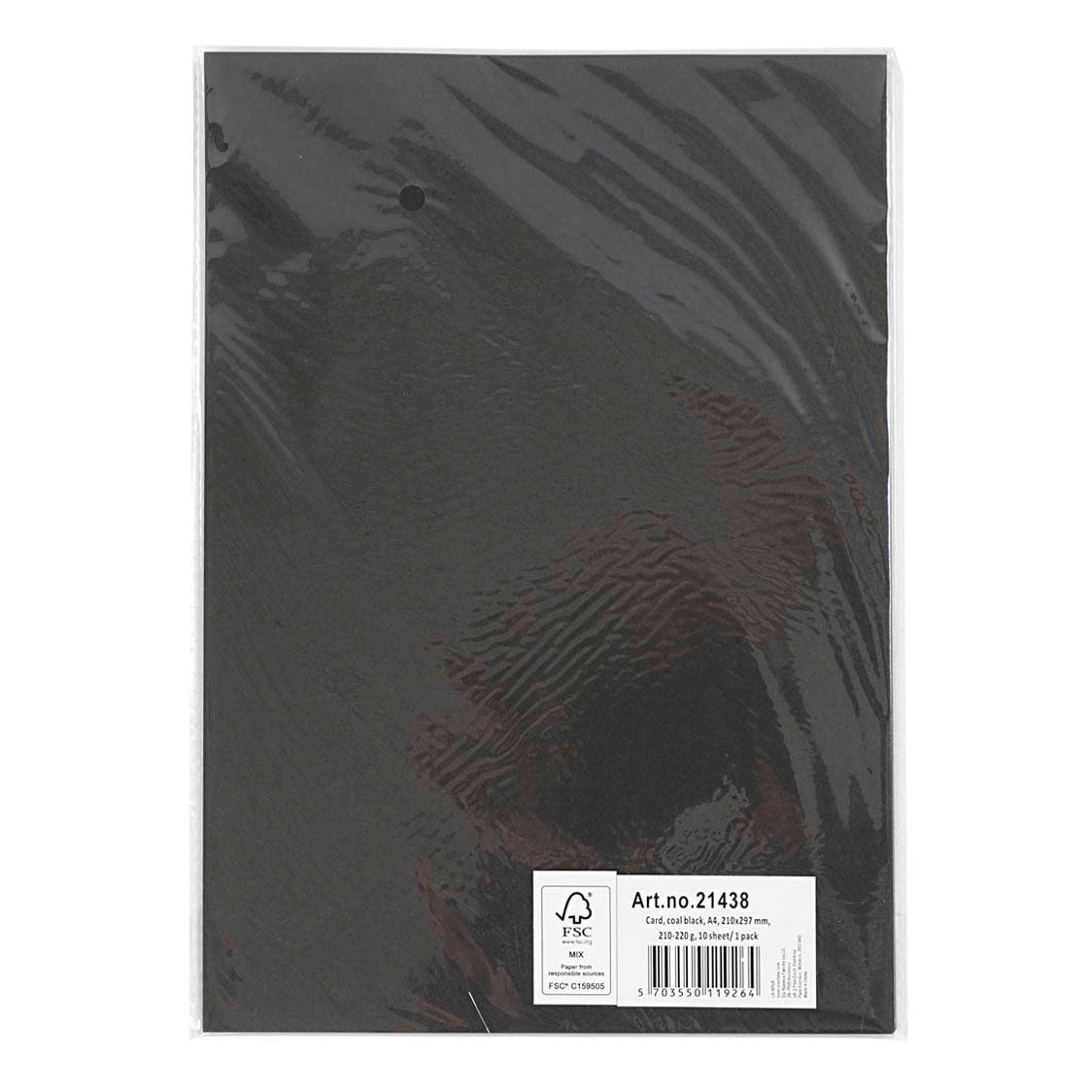 Creativ Company Karton Black A4, 210-220G, 10 sheets