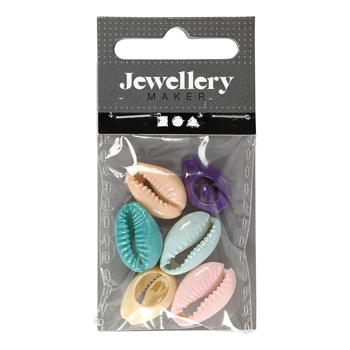 Creativ Company Shells Color, 6st.