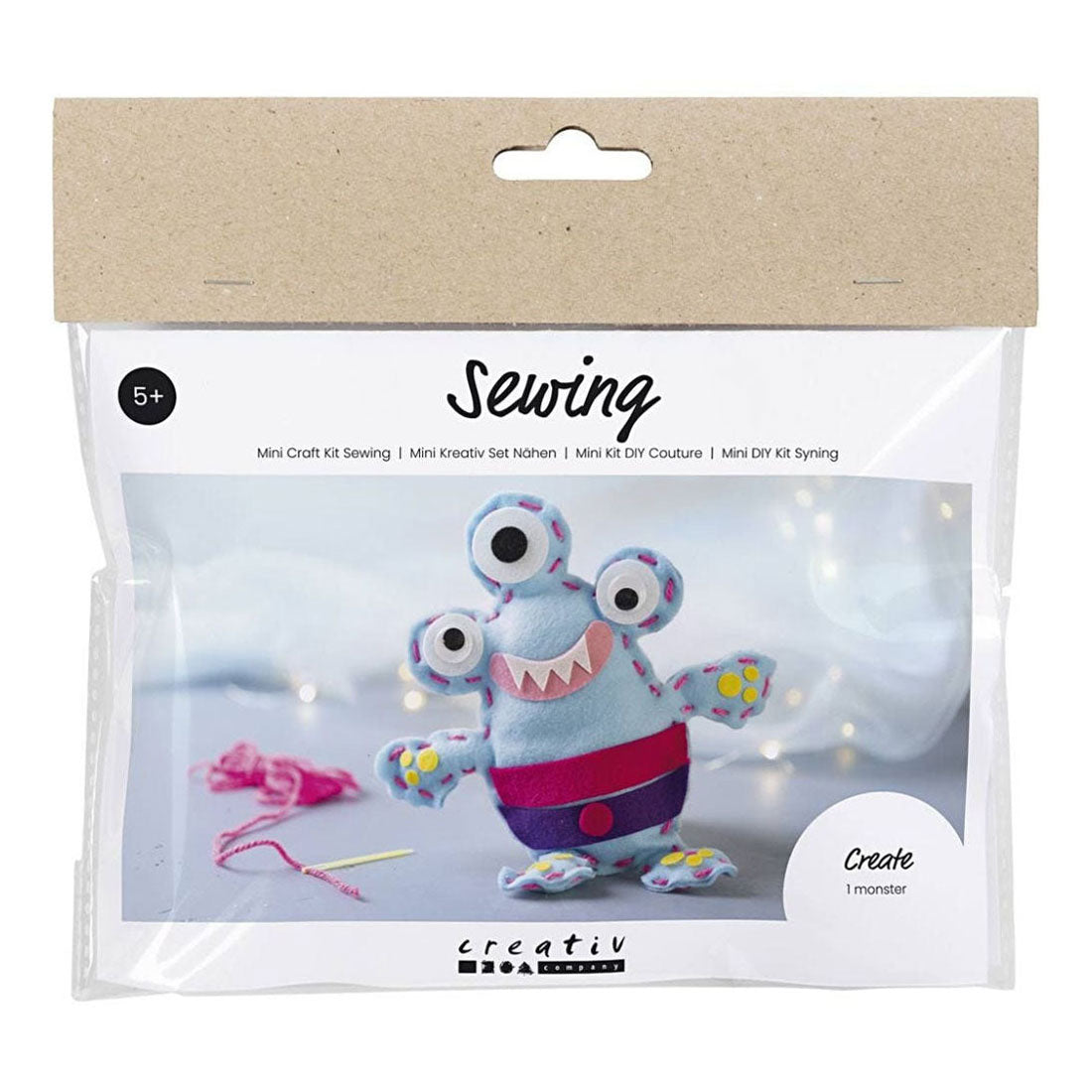 Creativ Company Mini Hobbyset Sowing Fill Monster