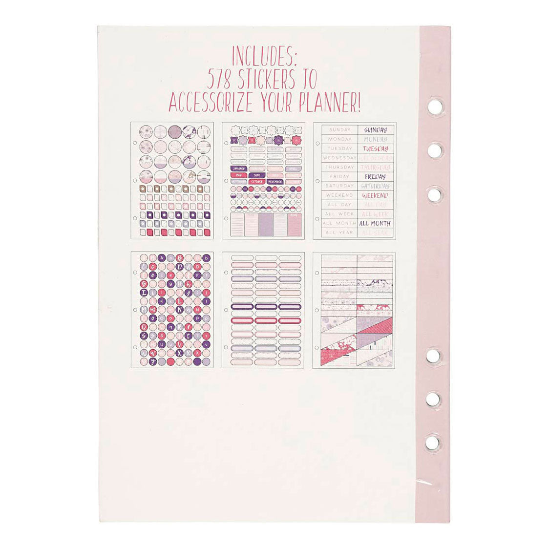 Creativ Company Stickerboek Bloemen A5 for Planner, 578st.